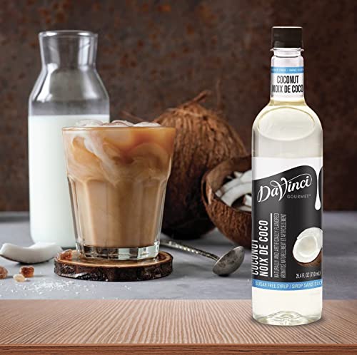 Image of DaVinci Gourmet Sugar-Free Coconut Syrup, 25.4 Fluid Ounces (Pack of 4)