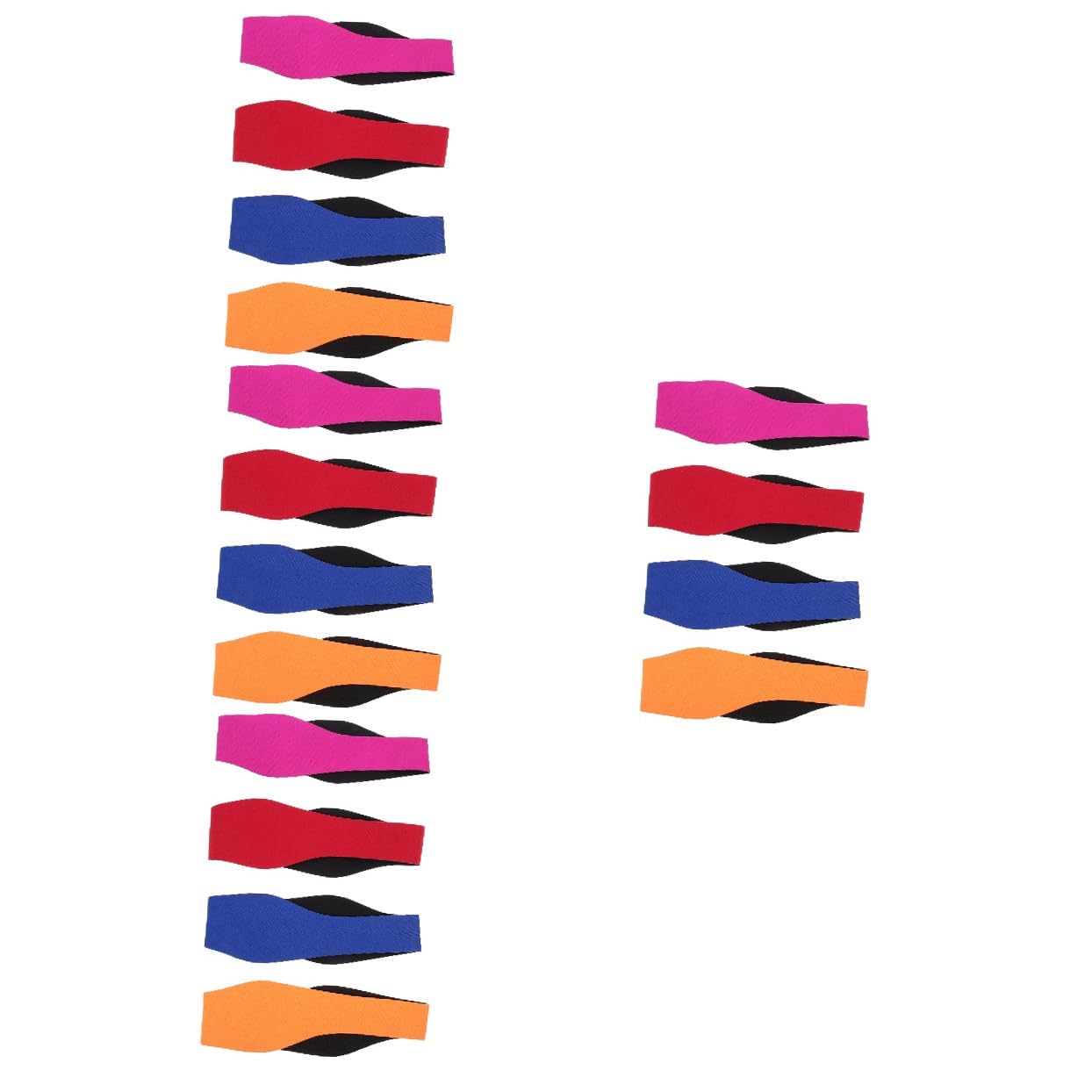 POPETPOP Cinta Para Cabeza De Natación Ajustable Cubiertas Para Oídos Impermeables Banda Transpirable Para Nadadores Para Actividades Acuáticas Incluye 4 Piezas X 4