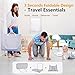 strenkitech Portable Bed Rails for Toddler: Travel Baby Bed Rail Guards for Crib, Twin, Queen, Full, King Size Beds - Easy to Assemble, Safe Guard Bed Side Rail for Toddlers and Kids