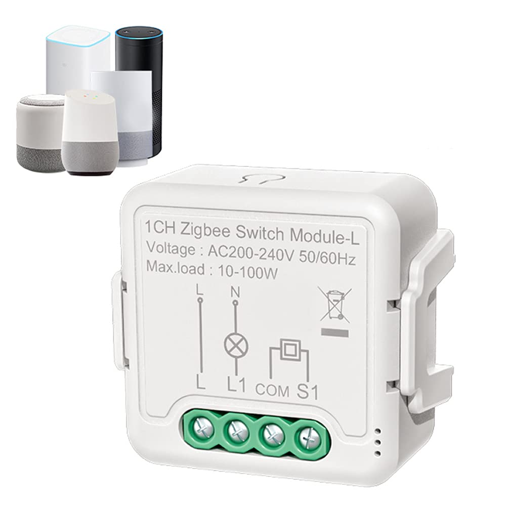 Suoumwa Interrupteur Zigbee Avec Cadre En Aluminium Verre