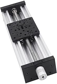 1pcs 3D Printer Parts Z-axis Lead Screw T8 Z Axis DIY C-Beam Sliding Table 150mm 200mm 250mm Linear Actuator Bundle Kit (Color : Silver, Size : Lead 8mm L 200mm)