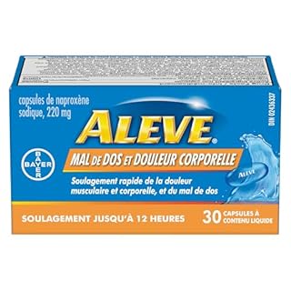 ALEVE Back and Body Pain Relief, clinically proven, Fast-Acting, Long-lasting, Naproxen Sodium 30 count