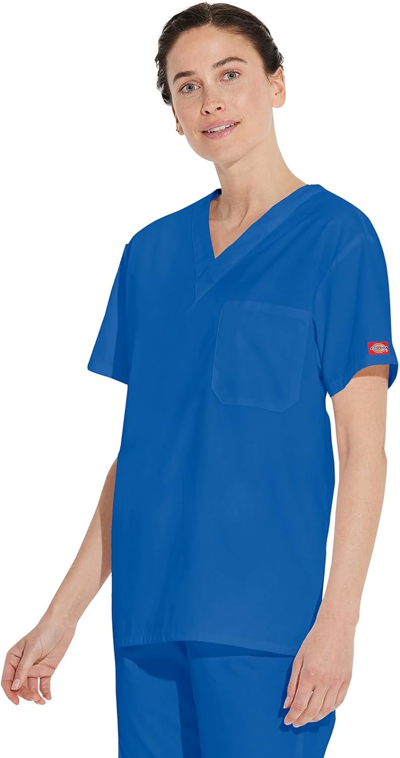 Dickies Gen Flex Men Scrubs Top V-Neck 81722 - Image 3