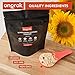 ONGROK All Natural Sunflower Lecithin Powder, Vegan, Non-GMO Lecithin Powder for Edibles, Includes 15g Scoop, Magical Binding Agent (100g /3.52oz)