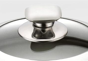 Lid Stainless Steel Pot Cover, Simple and Generous, and Scald Proof, to Kitchen cookware-22 cm