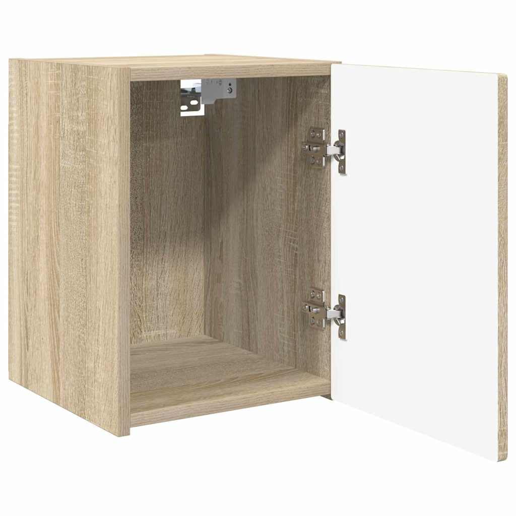 Genérico Mueble de TV Montado en la Pared 2 uds. Sonoma,Mobiliario,Muebles TV,30 x 31 x 40 cm-892254