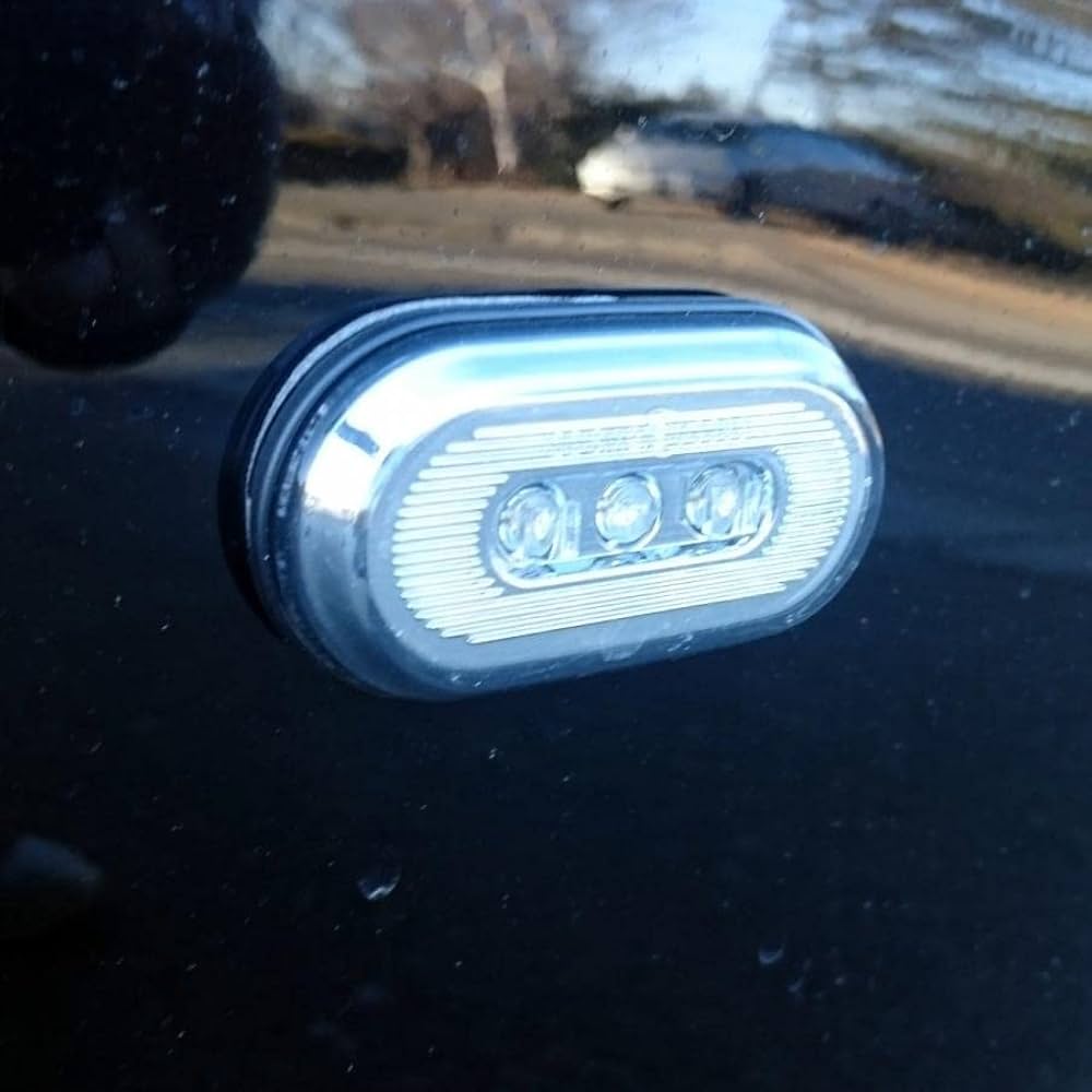 Amazon.co.jp: 汎用クリスタルLEDサイドマーカー/2PC : 車＆バイク