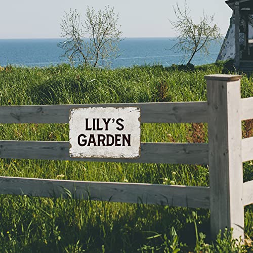 Rustic Custom Sign, Personalized Metal Signs, Gift for Chritmas, Man Cave, Indoor and Outdoor Use 10x7 Inches, ACM, Fade Resistant, Made in the USA