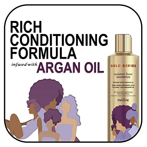 Pantene Prov Gold Series Boost, Moisture Shampoo, 9.1 Fl Oz #TOP3