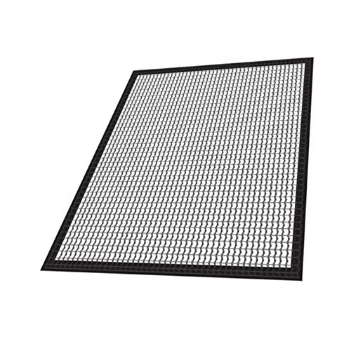 Holibanna 2Pcs BBQ Grid Pad Non Stick Grilling Mesh Mat for Cooking Durable Oven Pad for Steak Fish Vegetables Reusable Easy to Clean for BBQ Enthusiasts