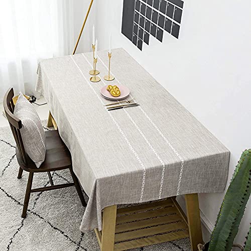 Nappe rectangulaire imperméable et résistante aux taches 132x218cm