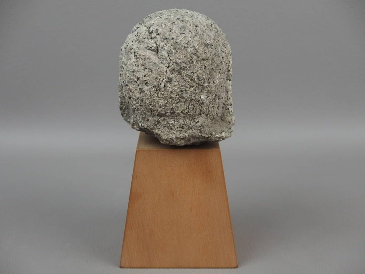 地蔵菩薩頭像 仏頭 石像 古美術 骨董 アンティーク 仏像 お地蔵様