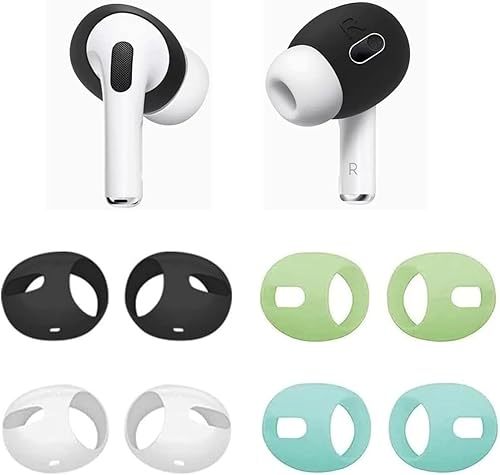 Miniatura 1 de ALXCD Fit in Case Eartips - Auriculares compatibles con AirPods Pro 2 de 2 generación 2022, fundas antideslizantes de silicona para los oídos,