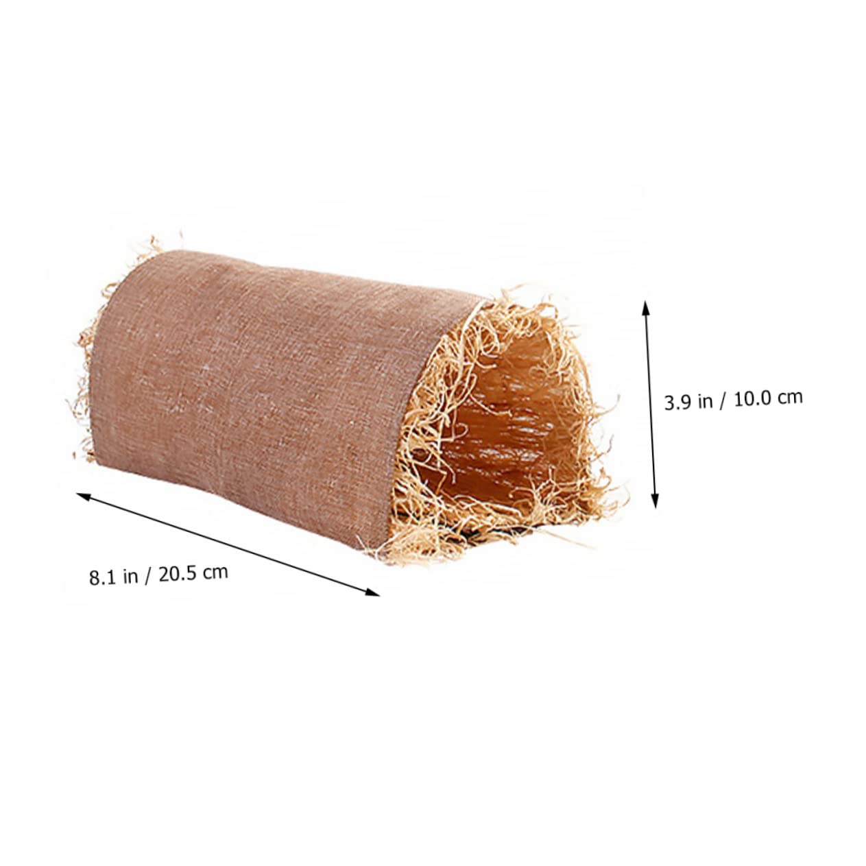 Casa Per Conigli Da Interno/Esterno - Nido In Lino Con Tunnel Di Gioco Intrecciato, Cuccia Accogliente Per Piccoli Animali Domestici
