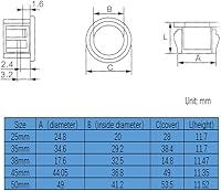 Vista 5 de Aifeier ET Protector de manguera de cable de nailon con ojal de 1 pulgada para protección de aislamiento de bujes de cable, 10