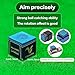 VIBRANTIA Pro Pool Cue Chalk, Tournament Standard Billiard Chalk, 12 Cubes/Box with Travel Storage Box,Low Dust, Super Dense, Suitable for Snooker/Pool/8-Ball