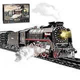 Train Électrique Enfant, Jouets Électriques, Trains Électriques pour Enfants, Locomotive À Vapeur Électrique avec La Fumée Lumineuse Et Le Son, Cadeaux De Noël Anniversaire pour Enfants