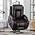 Vicluke Oversized Power Lift Recliner Chair with Massage and Heat for Elderly, Leather Electric Recliner Sofa with 2 Side Pockets, Cup Holders and USB Port for Living Room, Large by Vicluke