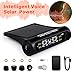 Produktbild Rocboc Upgrade-Version Reifendruckkontrollsystem Auto Wireless Reifendruck Kontrollsystem Smart Voice Prompt Solar Energy TPMS Reifendruckmesser mit 4 Sensoren LCD Display Temperatur Anzeige.