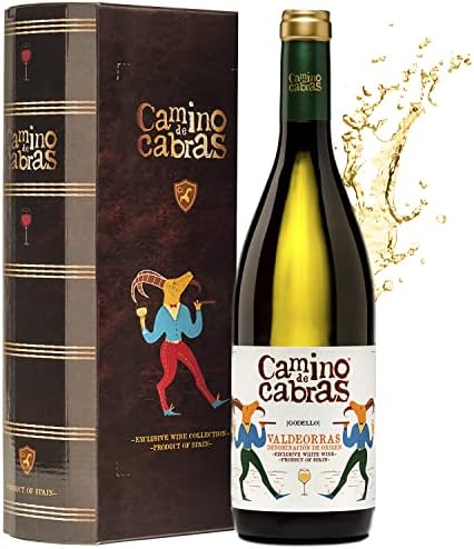 CAMINO DE CABRAS Estuche de Vino Gourmet para Regalar – Vino Blan...