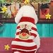 ROROJOYMA Hund Rollkragenpullover Weihnachten Hundepullover Muster Strickwaren Warme Hundepullover Elch Weihnachten für Kleine Mittlere Hundekatze (XL)