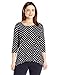 Star Vixen Women's Plus-Size Top with Ladder Back