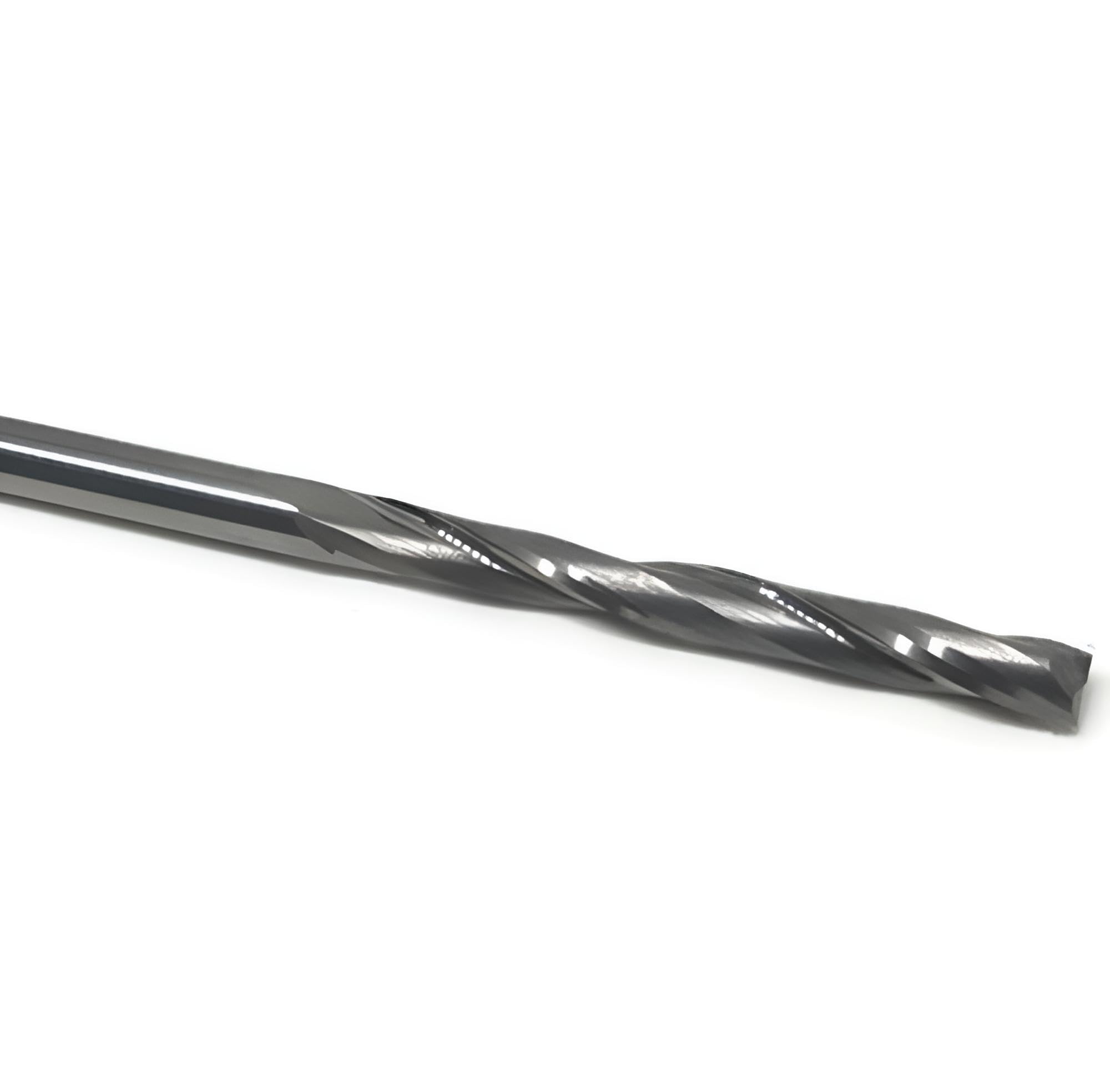 VHM - Fresa extra lunga, Z=2, lucidata, Ø 4 x 45 / 5 x 55 / 6 x 55 mm per schiuma (4,0 x 45 x 80 - d2 = 4 mm)
