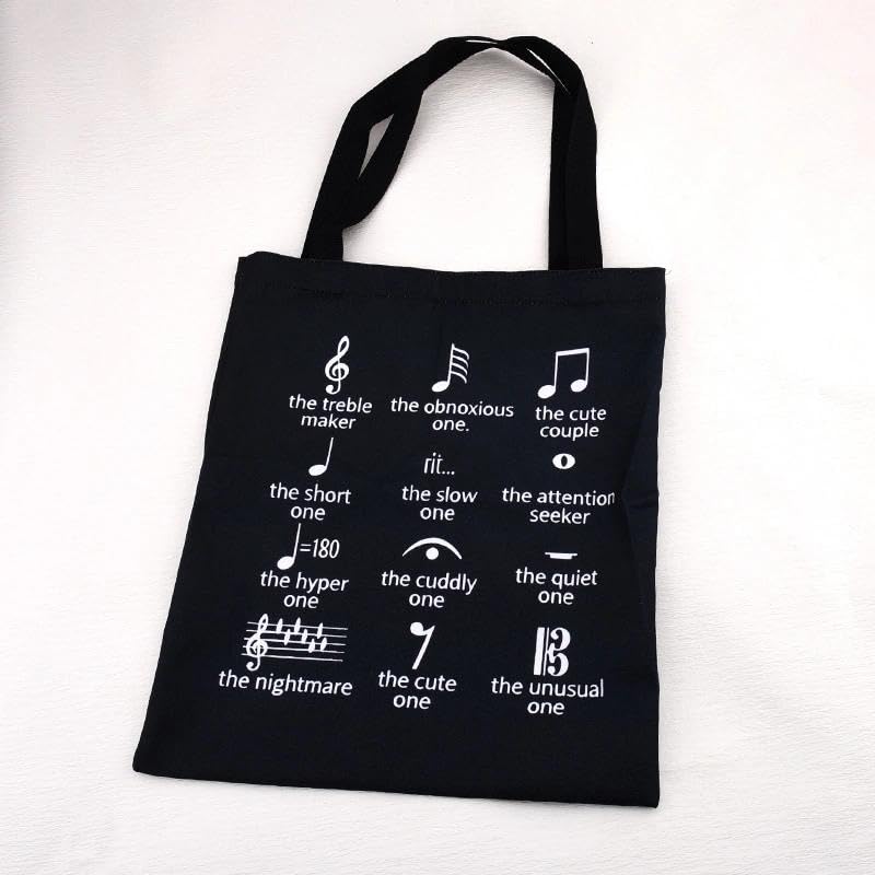Bolsa Tote con diseño música para mujer miniatura 6