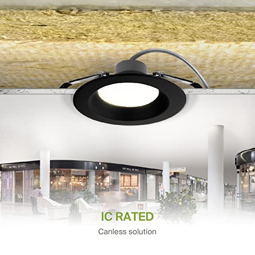 ASD 4 Pack 8 Inch Commercial Canless LED Downlight by ASD - Used condition - Image 7