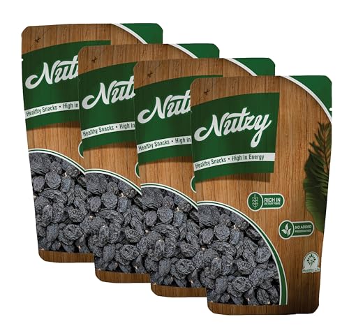 Image of Nutzy Premium Raisins (Black Raisins / Kali Darakh, 800g)