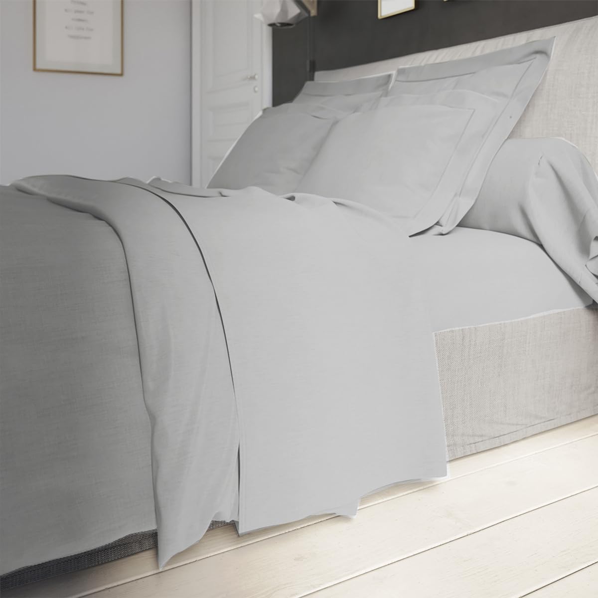 DODO - Taie d'oreiller 50x75cm - Influence - Pierre - Percale de Coton
