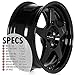 Circuit Performance CP22 16x7 Gloss Black 5x114.3 +35mm Offset Wheels Spoon SW388 Style