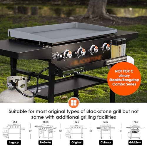 Upgraded Silicone Griddle Cover Mat Full-edge for 36Inch Blackstone Griddle, Griddle Top Edges,Heavy Duty Food Grade Blackstone Accessories Reusable&Durable,Protect Grill from Rust,Insects & Leaves - Thumbnail 2