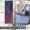 Gaiam Yoga Mat Premium Print Extra Thick Non Slip Exercise & Fitness Mat for All Types of Yoga, Pilates & Floor Workouts, Sublime Sky, 6mm #2
