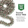 Anderson's Metallic Red, Green & White Tinsel Twist Garland, 25ft Holiday Decoration, Christmas Tree Trim, Parade Float Decor, Party Supplies, Halloween, Graduation, Indoor/Outdoor Event Garland #5