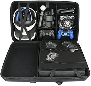 Hard Travel Case replacement for Sony PlayStation 4 PS4 Pro Console + PlayStation VR PSVR Launch Bundle by co2CREA