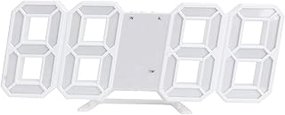 UKCOCO 2pcs LED night light clock LED alarm clock LED digital wall clock digital alarm clock digital wall clocks wall clock digital LED wall clock number white 3d