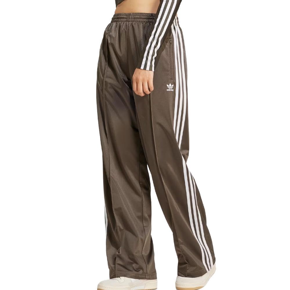 adidas Firebird Damenhose, fließend, Leinen, Braun