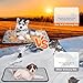 Namalu 4 Selbstwärmende Katzendecken Hundedecke mit Stern Muster Warme Weiche Decke für Haustier Waschbares Hundebett rutschfeste Decke für Outdoor Indoor (Rechteck, 45 x 60 cm)