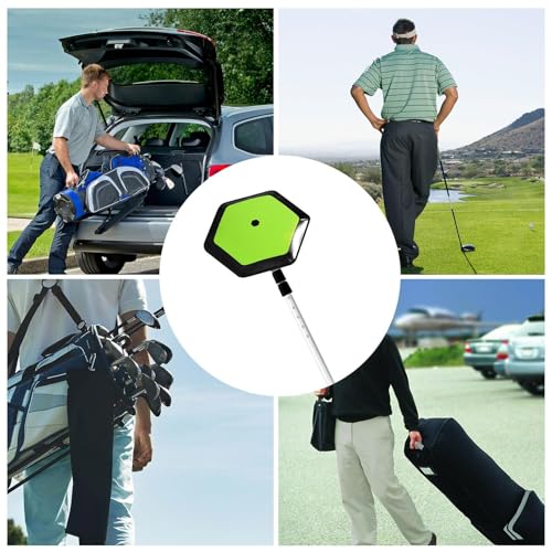 Protector de soporte para palos de golf rígido de aluminio y base premium 4