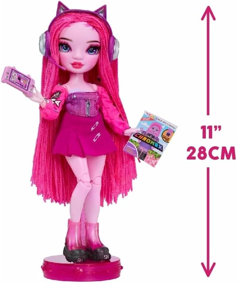 Rainbow High Shadow High Pinkie - Pink Fashion Doll. Fashionable Outfit & 10+ Colorful Play Accessories. Great Gift for Kids 4-12 Years Old & Collectors - Image 4