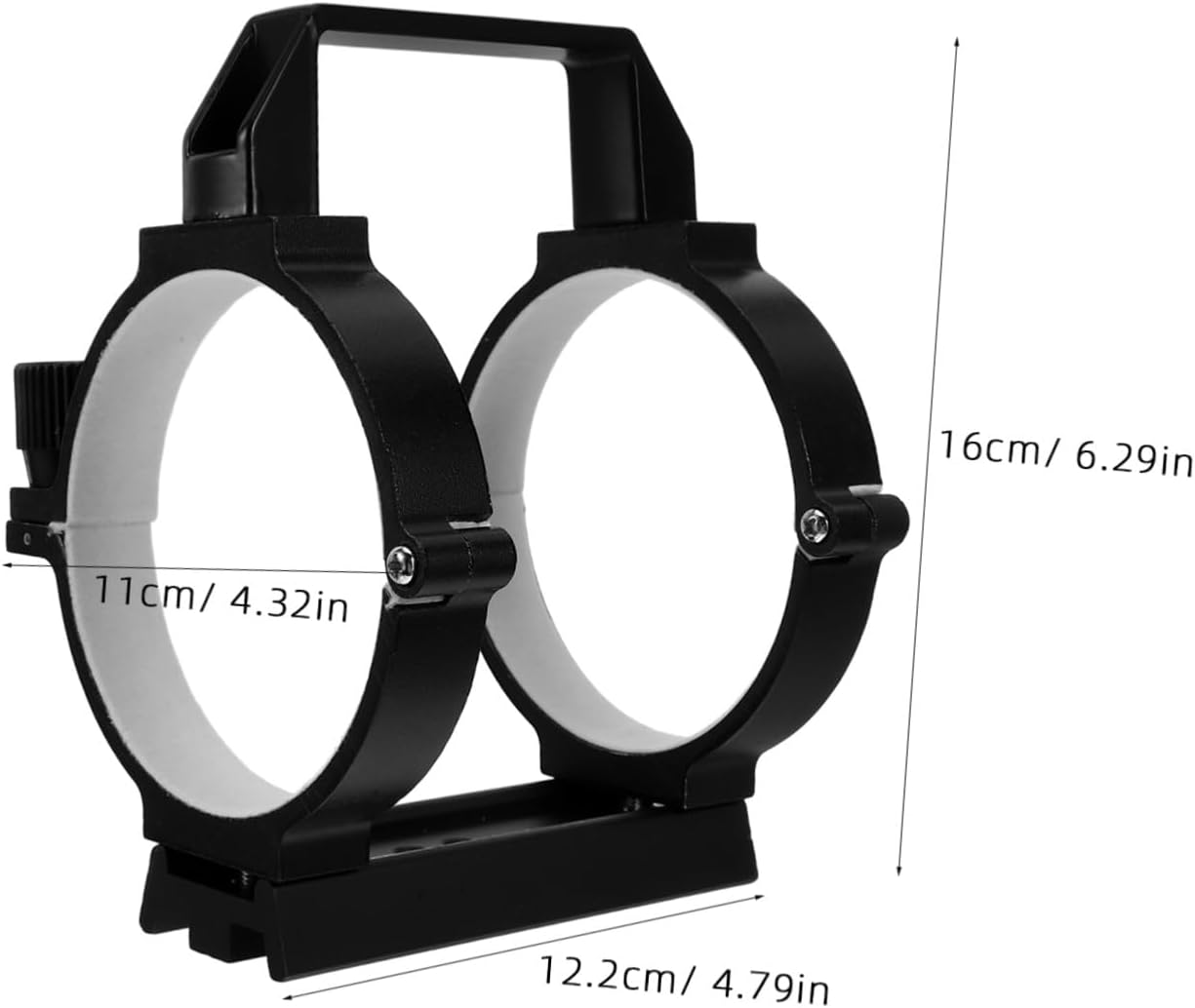 Astrophotography Telescope Mount Clamp Metal Tube Ring Clamp for Astronomy Star Viewing Educational Use