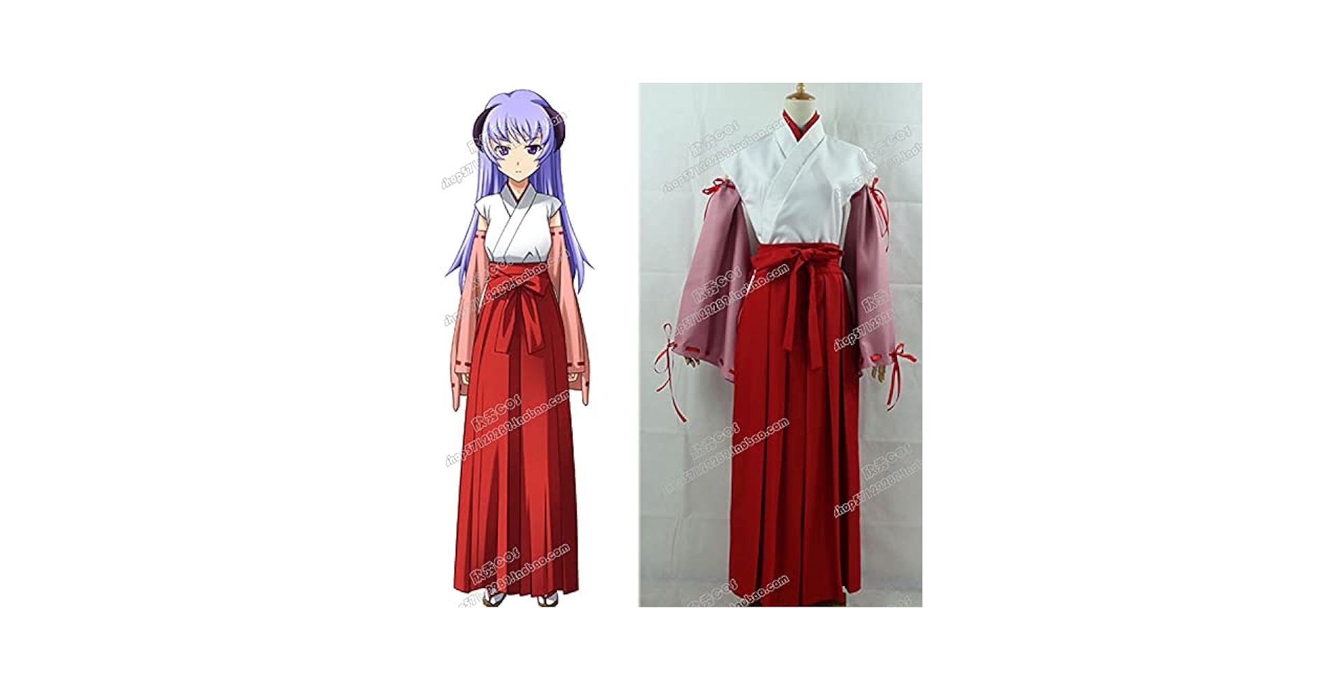 Amazon.co.jp: コスプレ ひぐらしのなく頃に 巫女 古手 梨花