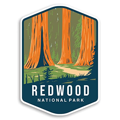 Image of Redwood National Park Sticker Decal Notebook Car Laptop 4 inchx5.5 inch (Color)