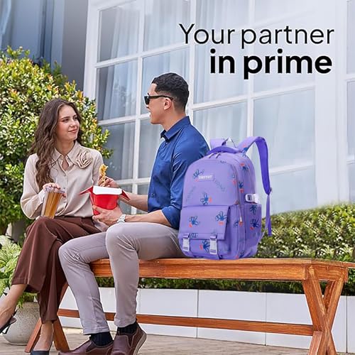 Image of Tinytot 30 Litre Japanese Korean Style School Bag Water-Resistant Laptop & Travel Backpack - Unisex Large 18 Inches Multipurpose Student Backpack for Boys & Girls, Men & Women