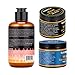Natural Wave Pomade Strong Hold Easy Wash 360 Wave Training Hair Cream - Waves Grease for Men Water-Based Hair Cream Moisture Control - 360 Waves Wash Shampoo Enhance Waves Hair Shampoo for Black Men