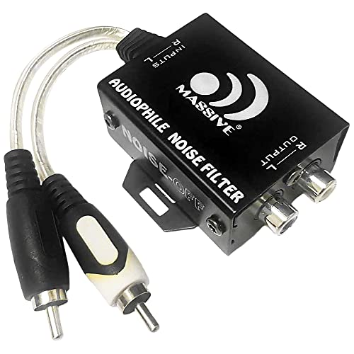 Massive Audio Noise Off RCA Noise Filter for Car Audio