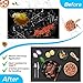 FLASLD Fireproof and Waterproof Stove Top Covers, 21×29.5 inch Electric Stove Cover Mat, Glass Top Stove Cover - Ceramic Glass Cooktop Protector - Flat Top Oven Cover, Black Without Logo