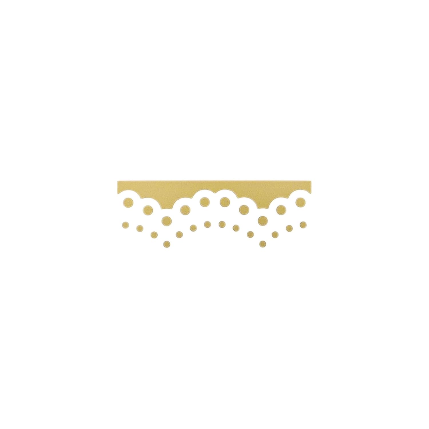 horsemen Vaessen Creative Border Punch - Lace Doily - 1,5 x 4,3 cm - Circle Punch for Card Making and Crafting