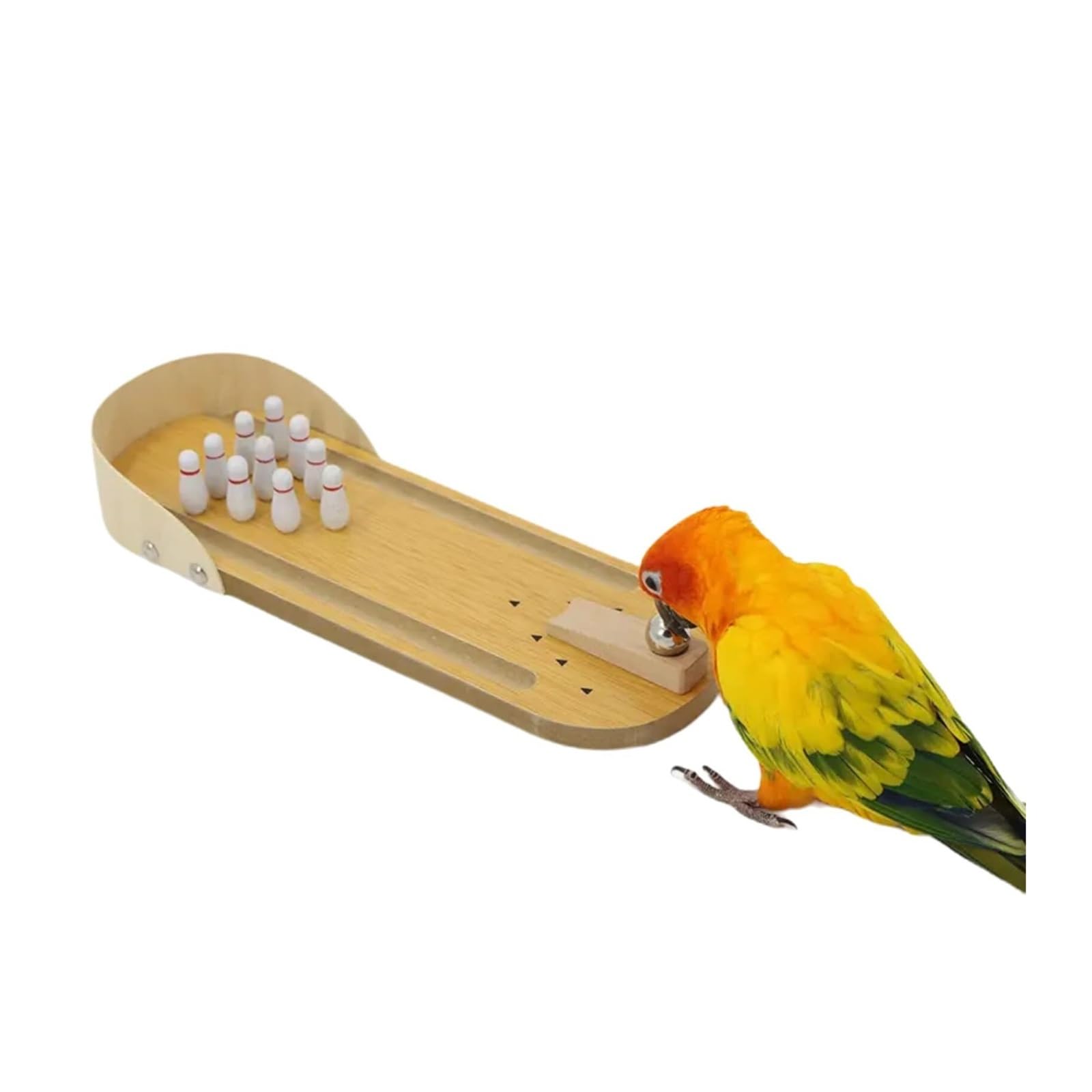 Jouet en bois oiseaux pour éviter l'ennui des inséparables et pinsons